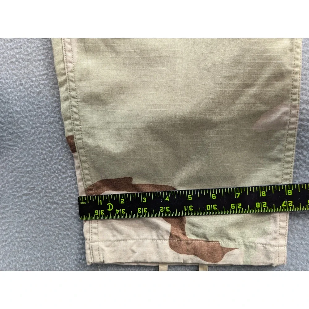 US Military Desert Camo Cargo Pants BDU Ripstop Size XL Long Adjustable Waist